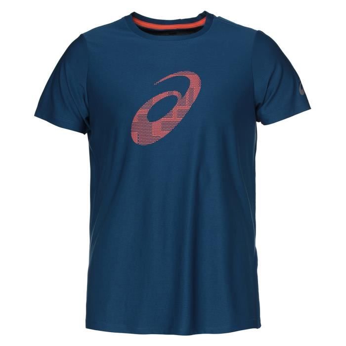 ASICS Graphic Tee shirt manches courtes Homme - Bleu