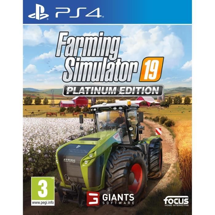 Farming Simulator 19 Édition Platinium Jeu PS4