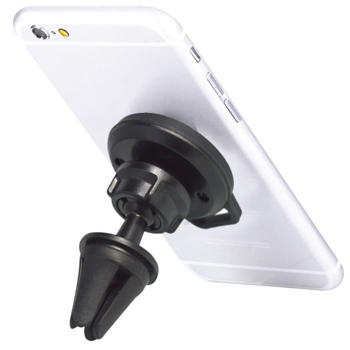 M500 Porte téléphone magnétique orientable 360° - Fixation grille d'aération