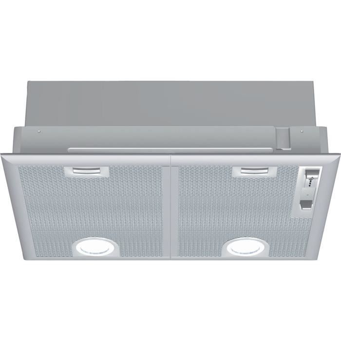 NEFF D5655X0 - Groupe filtrant-Evacuation ou recyclage-650m3 air / h max-69dB max-4 vitesses-L55 cm-Silver