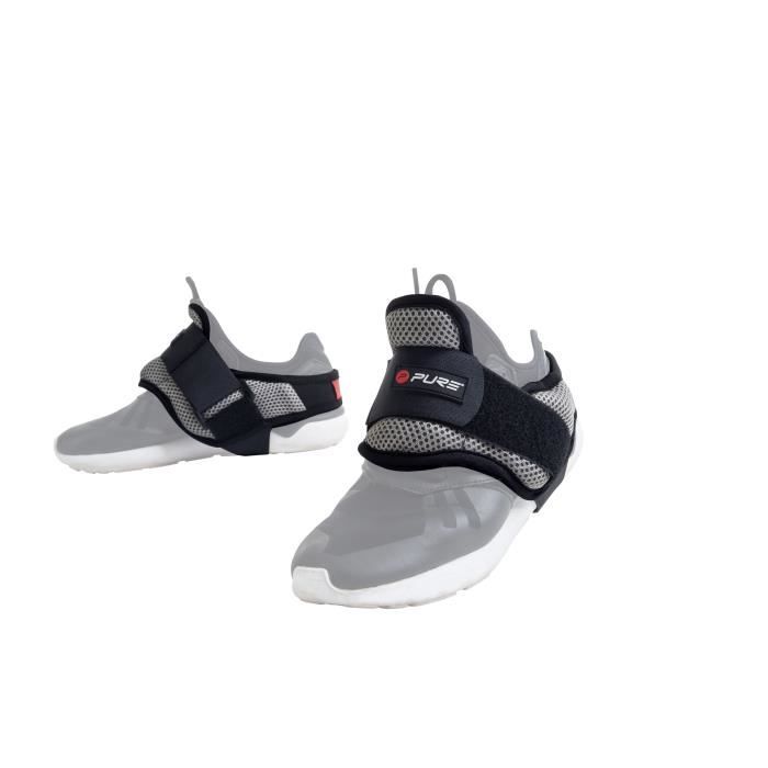 PURE2IMPROVE Poids pour chaussures entraînement - Fitness - Noir/Gris