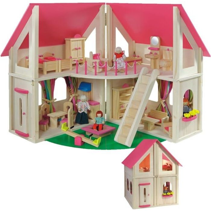 Coloriage Maison De Poupee