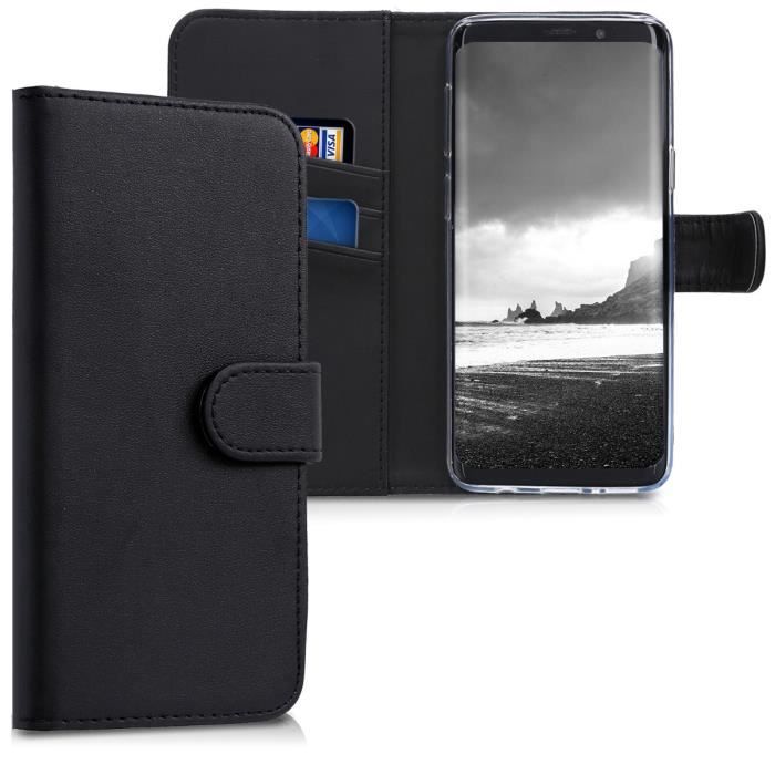 coque samsung s9 cuir portefeuille