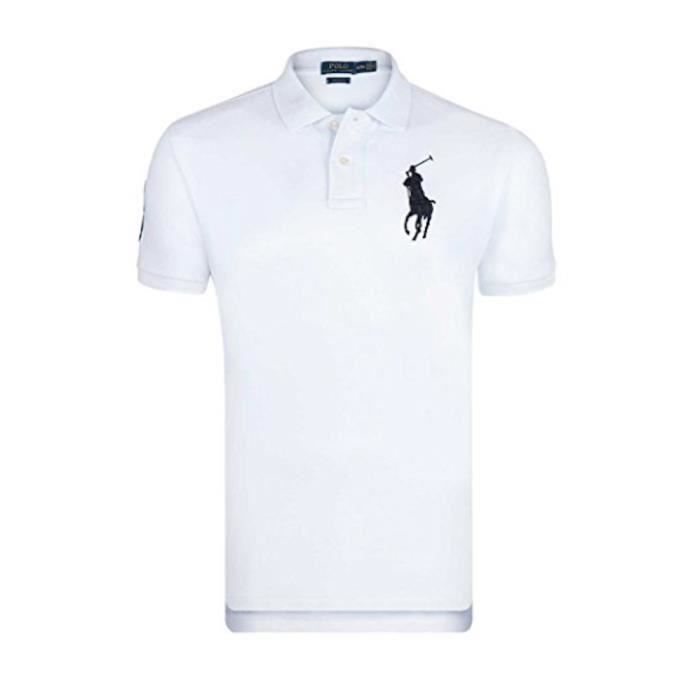 Vente Fit Custom Achat Ralph Blanc Poney Big Polo Lauren 13KJTculF