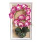 Décoration Murale Cadre De Fleur Artificielle Phalaenopsis Eternelle