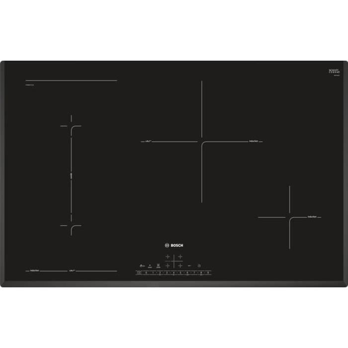 BOSCH PVS851FC1E - Table Combi induction - 5 foyers - 7400 W - Noir