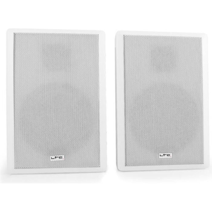LTC AUDIO SSP501F-W Enceintes murales extra-plates à 2 voies - 5.25\