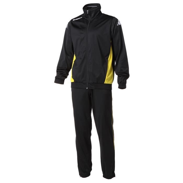 KAPPA Survêtement Savigno TKS - Homme - Noir et Jaune
