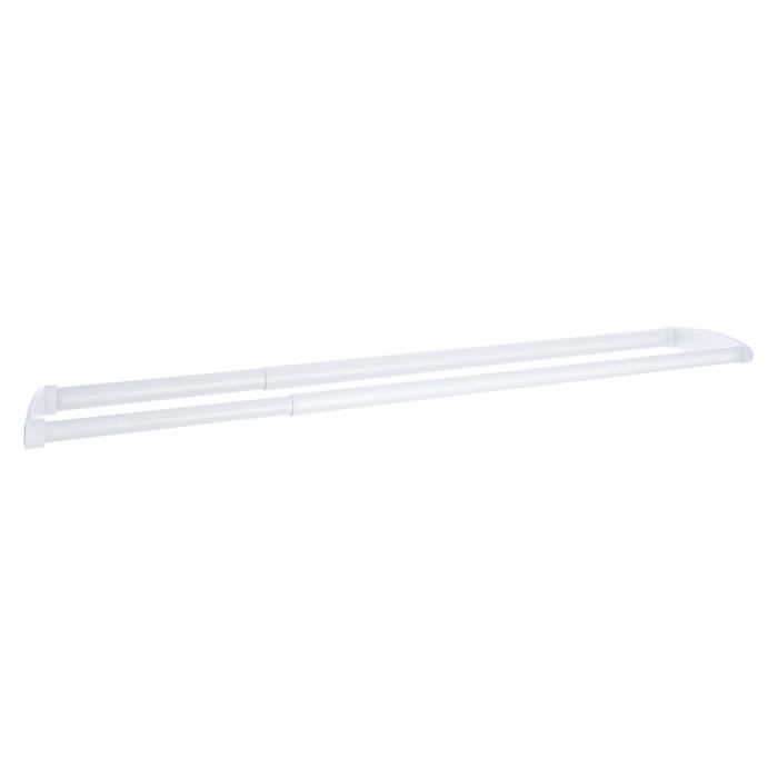 RIDDER Double barre de douche télescopique - 65-105 cm