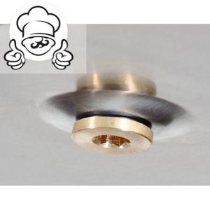 Hotte murale 2,6 m - avec filtre et lampe - sans