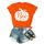 T-Shirt orange femme