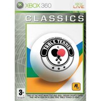 JEUX XBOX 360 TABLE TENNIS CLASSICS JEUX XBOX 360 TABLE TENNIS CLASSICS