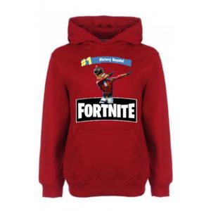 Sweat A Capuche Fortnite De La Victoire Royale Enfant Rouge - 