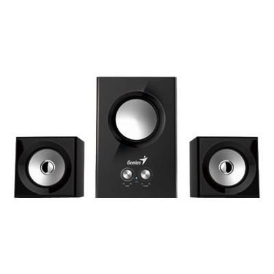 GENIUS Haut parleurs HP SP HF 160 - USB - 12 Watts - Noir - PC / Mac / Smartphone / Tablette / Lecteur MP3 et CD