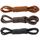 3 Pairs Lacets de chaussures Lacets cirés ronds(No