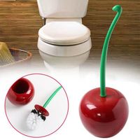 BROSSE WC Support de Brosse de Toilette de Forme de Cerise R BROSSE WC Support de Brosse de Toilette de Forme de Cerise R