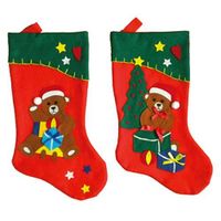 Botte de Noël feutrine oursons la paire - Achat / Vente boule de noël Botte de Noël feutrine oursons la paire - Achat / Vente boule de noël