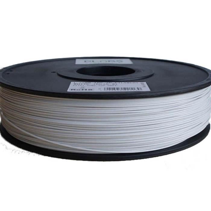 ESUN Filament pour Imprimante 3D HIPS - Blanc - 3 mm - 1kg