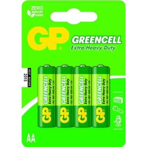 GP 4 piles Greencell LR06/AA