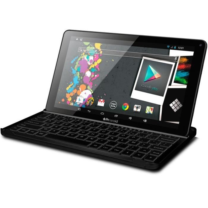 Polaroid Tablette Infinite+ 10.1'' HD + Clavier Bluetooth - 1Go RAM - Android 5.1 - Quad Core - ROM 16Go - WiFi/Bluetooth - Noir