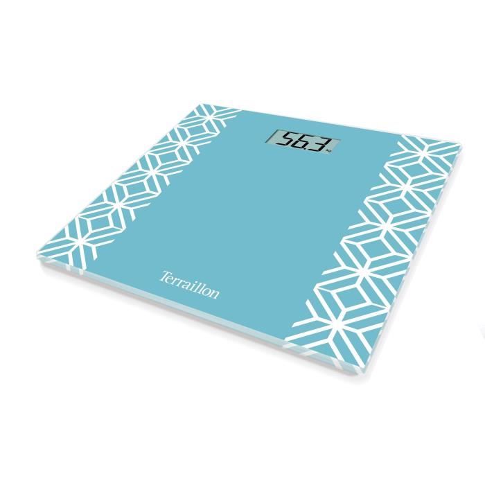 TERRAILLON 14013 Pèse-personne Graphic - Bleu
