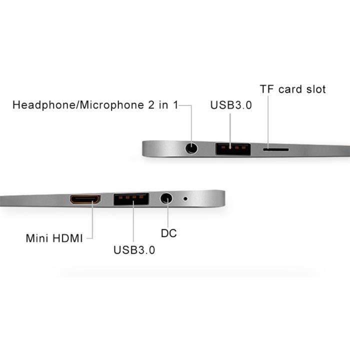 AIWO I4-Ordinateur Portable- 13,3''-43
