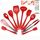 Ustensiles de cuisine de cuisine en silicone ensem