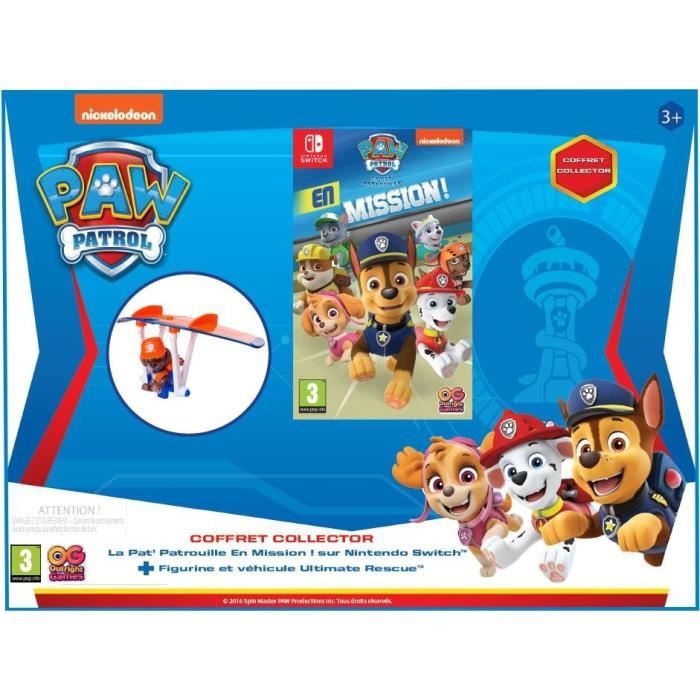 Coffret Collector Pat' Patrouille en Mission Jeu Switch + Jouet Zuma