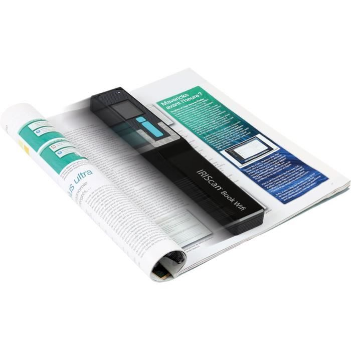 Scanner IRISCan Book 5 - Wifi - Portable / à main - Capteur d'image de contact (CIS)