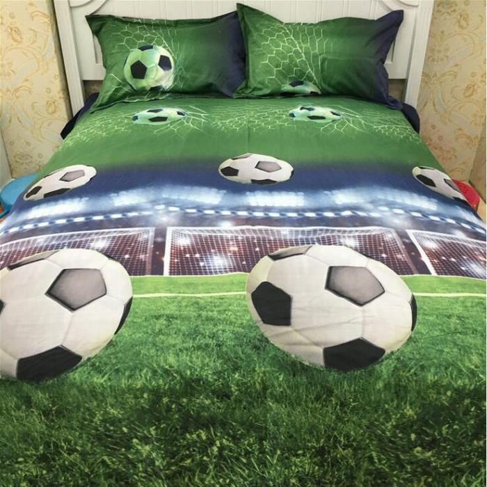 Housse De Couette Foot 2 Personnes - Antiquités