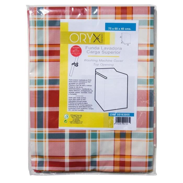 Housse machine à laver ouverture dessus 1