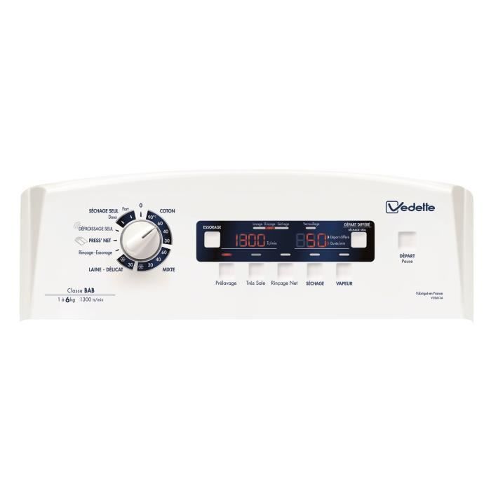  VLTS6134 - Lave linge séchant - Lav. 6kg1