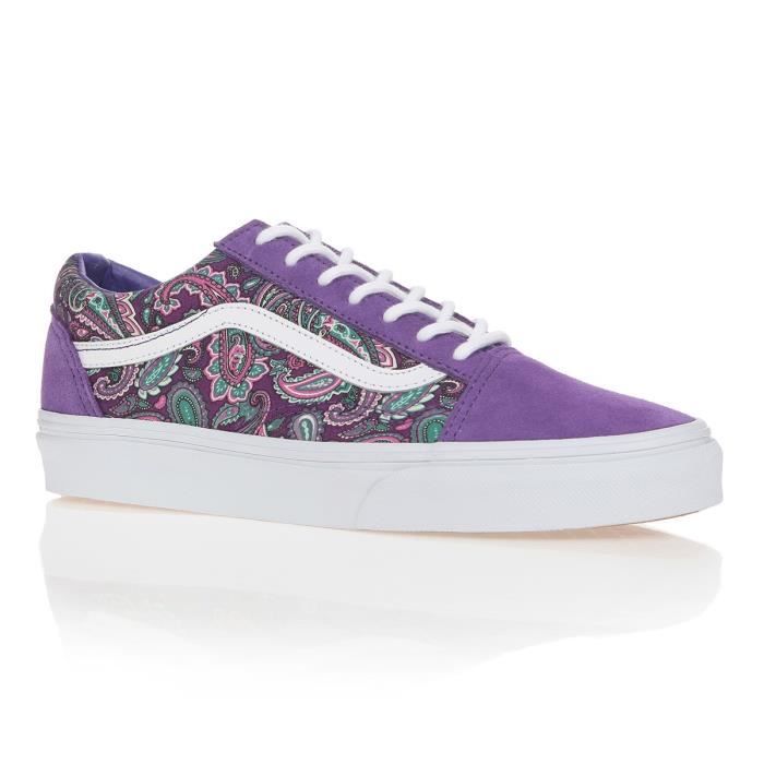 VANS Chaussures Old Skool Paisley Violet Femme