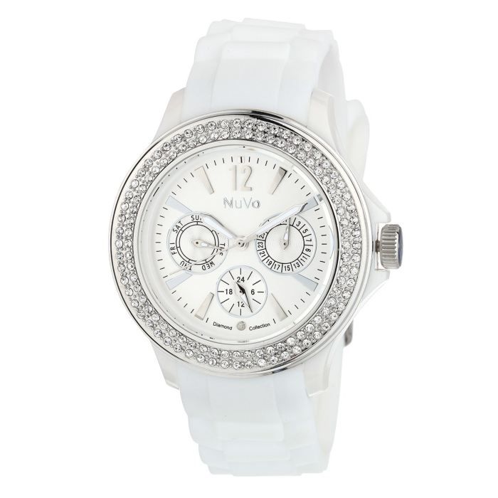 NUVO Montre Mixte Blanc   Achat / Vente MONTRE BRACELET Nuvo Montre