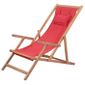 Chaise Pliante Scandinave Plage De Rouge Tissu Contemporain 6I7ygvYfb