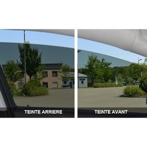 Sportage 5 portes (depuis 2010) Kit complet avant black 20 - arri?re black 05 film teinté découpé et thermoformé sur mesure