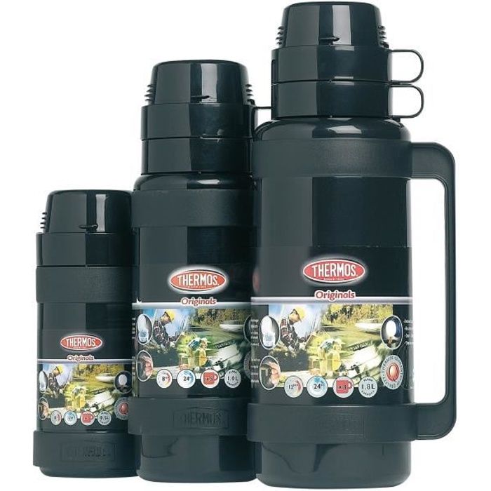 Bouteille isotherme 50cl noir - Mondial - Thermos