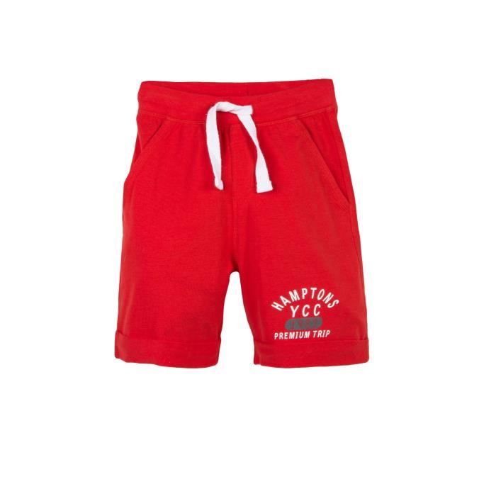 Z Bermuda Rouge Vermillon Bébé Garçon
