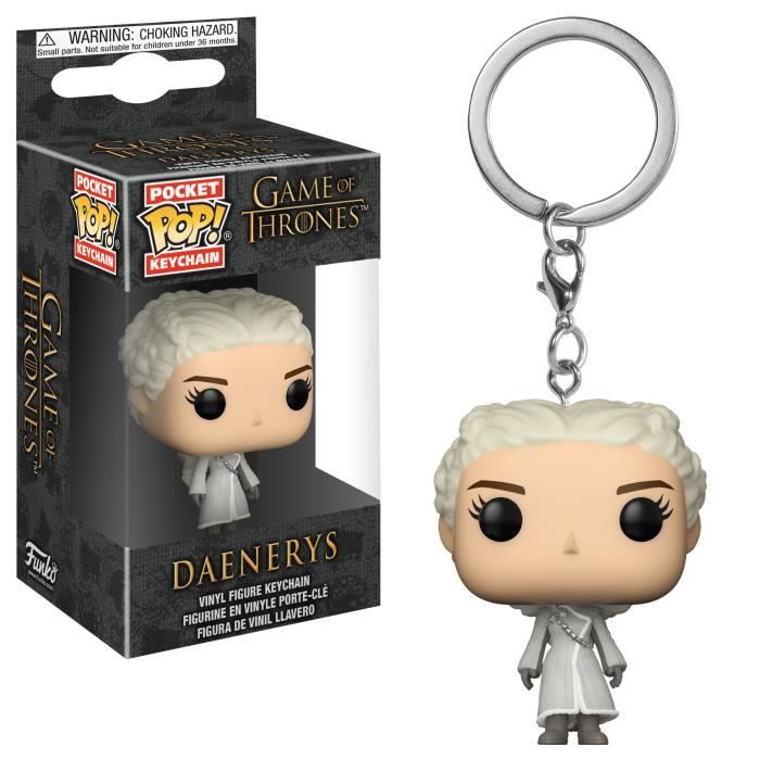 Porte clé Pocket Pop! Game of Thrones: Daenerys manteau blanc