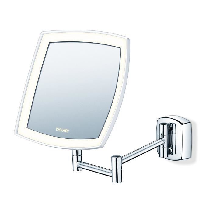 Miroir mural pour maquillage miroir grossissant éclairage LED Beurer BS 89: Beauté et Parfum