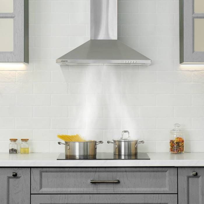 Ciarra Hotte décorative 60cm >380m³/h1