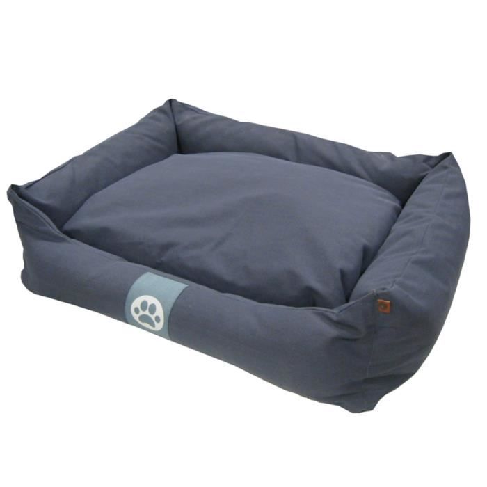 OVERSEAS PETLIFE Coussin Confort - 90x70x22cm - Bleu marine - Pour chien et chat