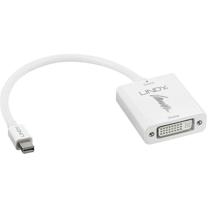 LINDY Adaptateur Mini DisplayPort vers DVI-D