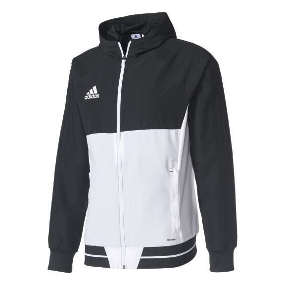 ADIDAS Veste Tiro 17 - Mixte - Noir et vert et blanc