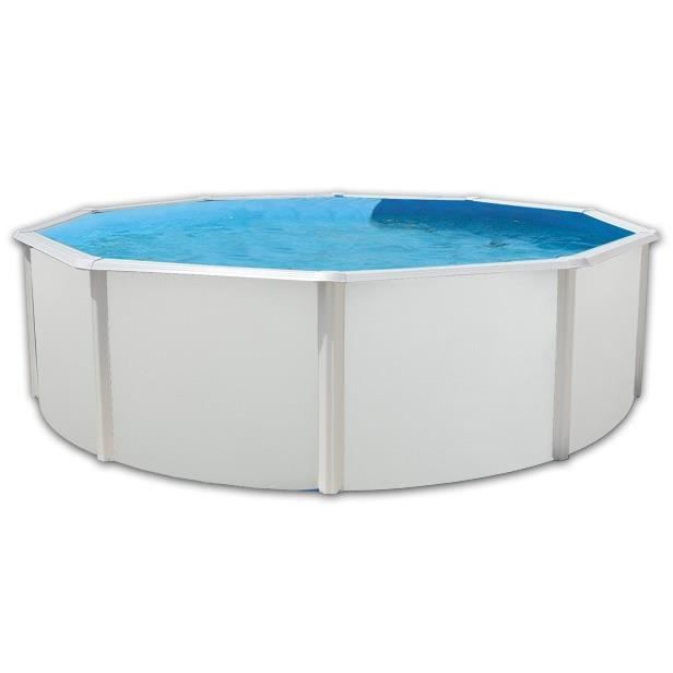 PRESTIGIO Piscine ronde en acier 460x132cm
