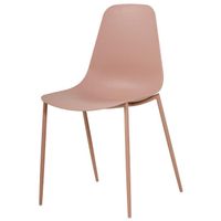 CHAISE SHIRLEY Chaise de salle à manger - Rose mat - Scan CHAISE SHIRLEY Chaise de salle à manger - Rose mat - Scan