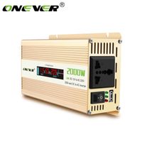 CONVERTISSEUR AUTO Transformateur DC 12V à AC 220V Convertisseur 2000 CONVERTISSEUR AUTO Transformateur DC 12V à AC 220V Convertisseur 2000