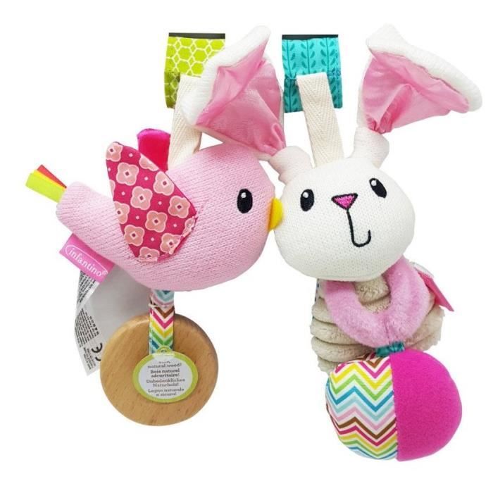 INFANTINO Compagnons de Voyage Rose