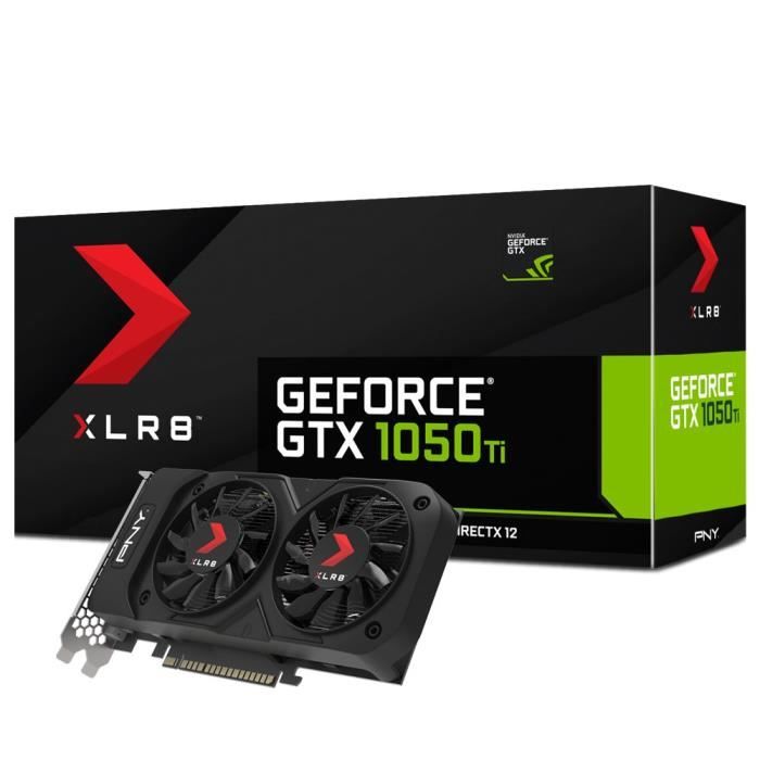 PNY Carte Graphique GEFORCE GTX 1050 Ti OC V2 4Go