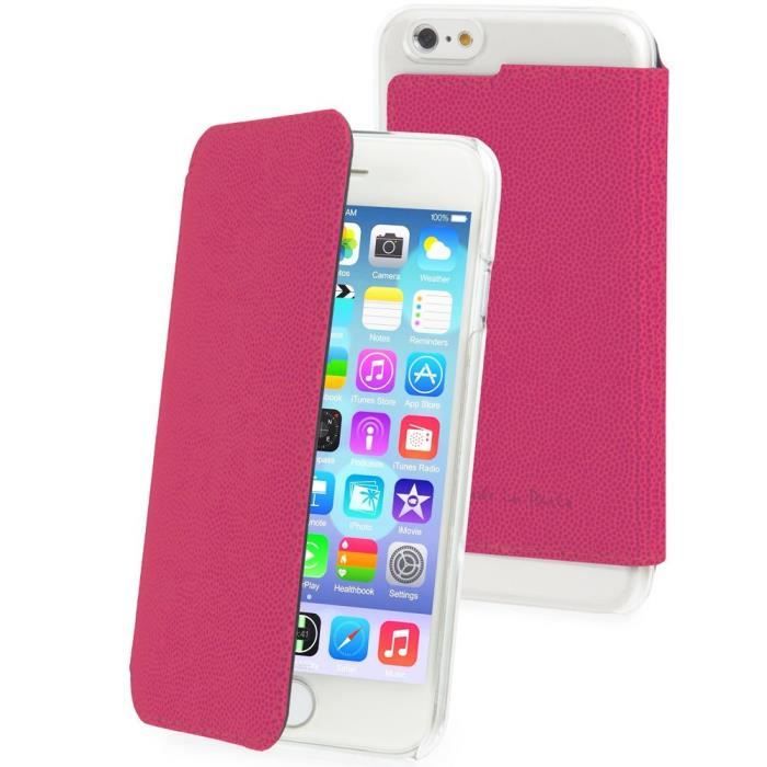 MUVIT Etui - Crystal - Pour Iphone 6+, 6s - Rose